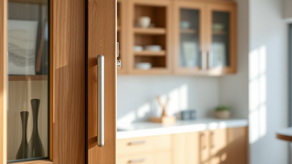 purchasing glass cabinet inserts
