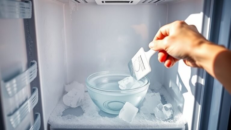 quickly defrost your freezer