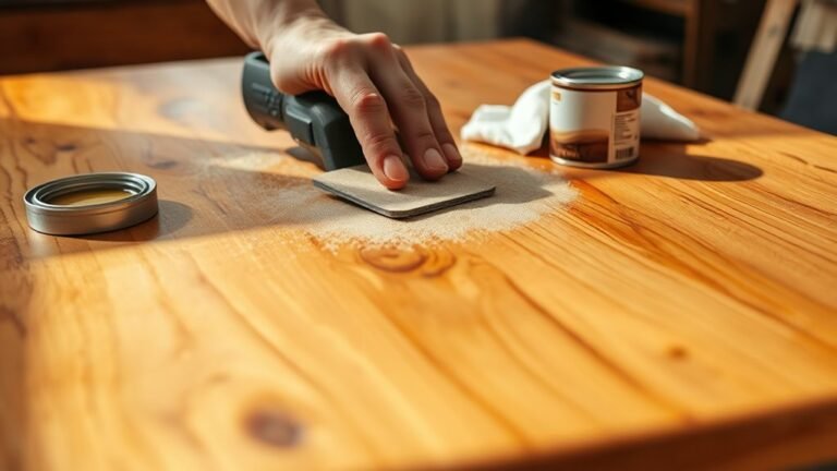 refinishing a wooden table