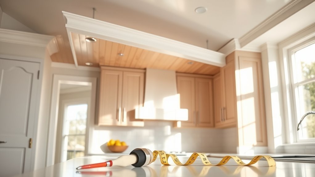 refresh your kitchen soffits