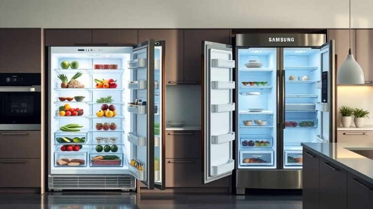 refrigerator comparison lg vs samsung