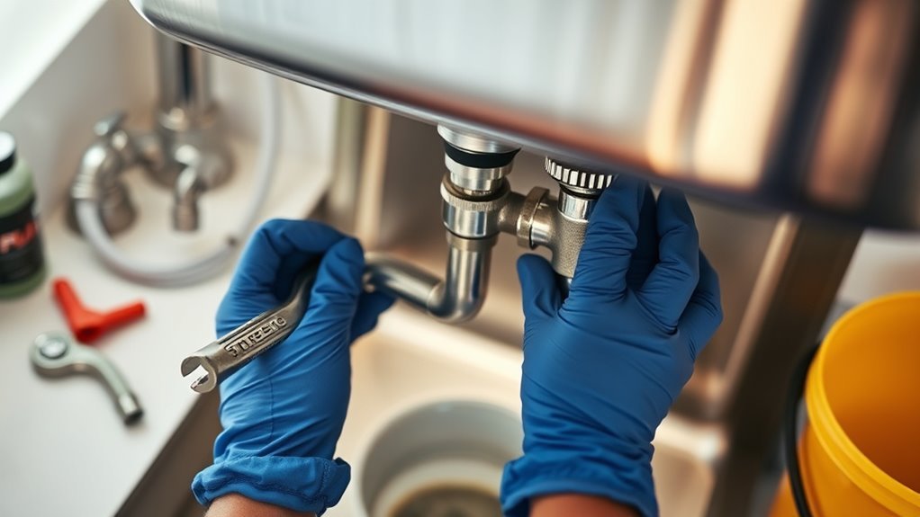 remove kitchen sink safely