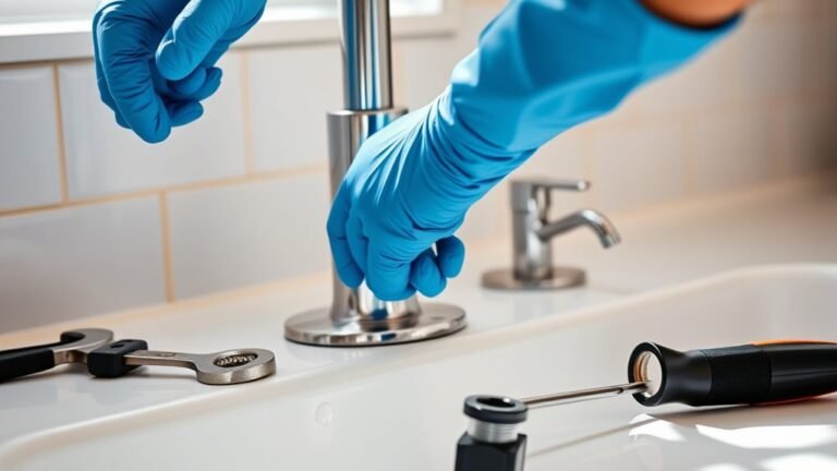 removing a kitchen faucet