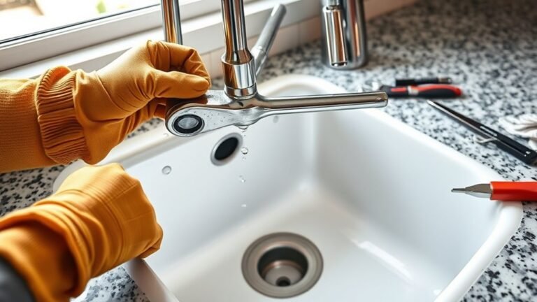 removing a kitchen sink