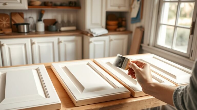 repaint kitchen cabinets effectively