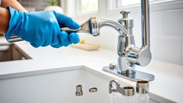 repairing a kitchen faucet