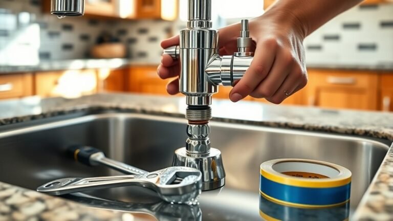 replace kitchen sink faucet
