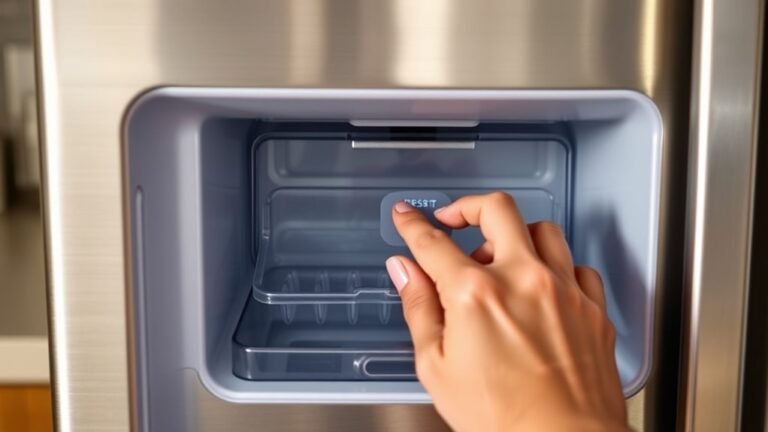 resetting your ice maker