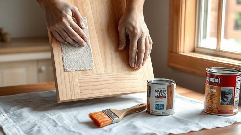restaining kitchen cabinets guide