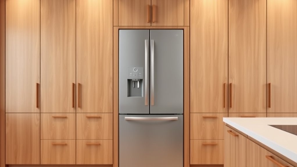 seamless cabinetry integration fridge