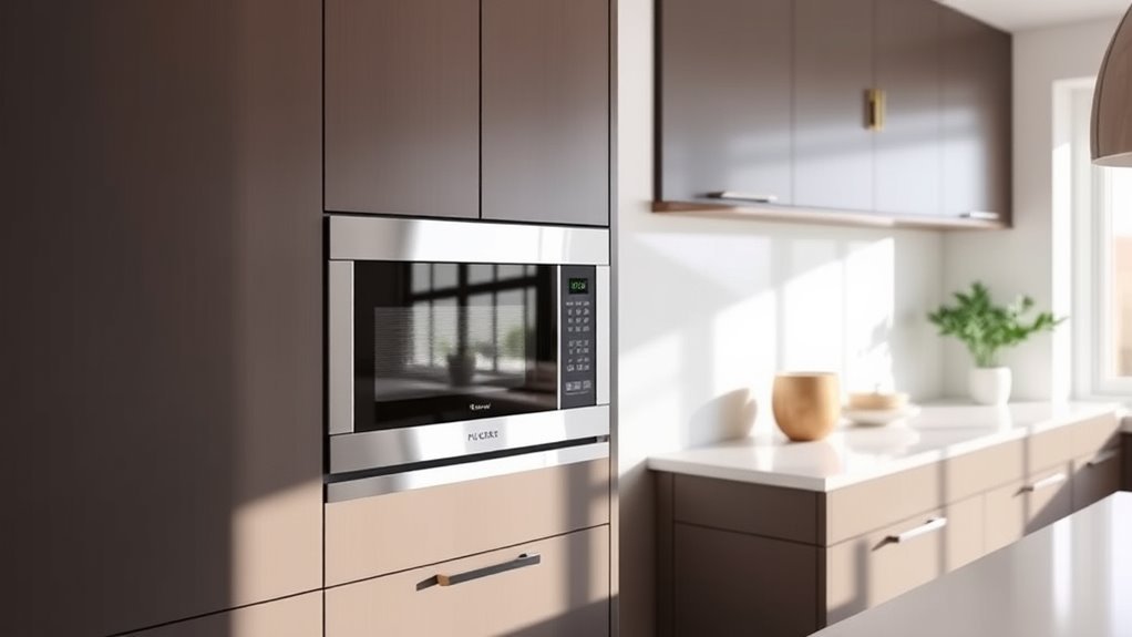 Your Guide to Built in Microwaves With Trim Kits: Choosing With Confidence 2 seamless kitchen space saving solution