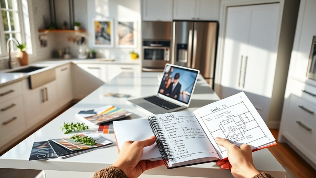 set kitchen goals clearly