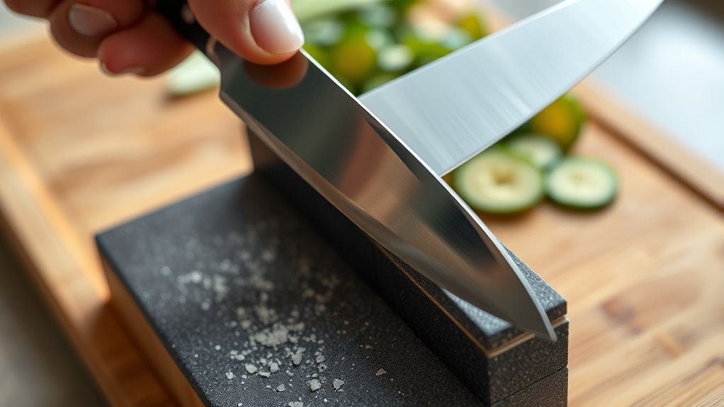 sharp knives ensure safety