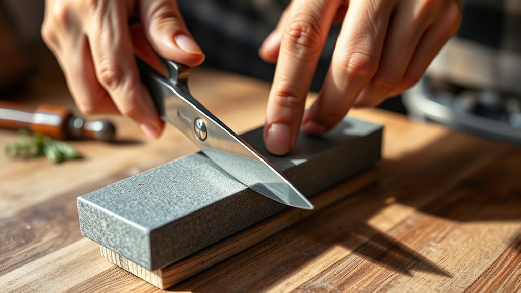 sharpening kitchen shears guide