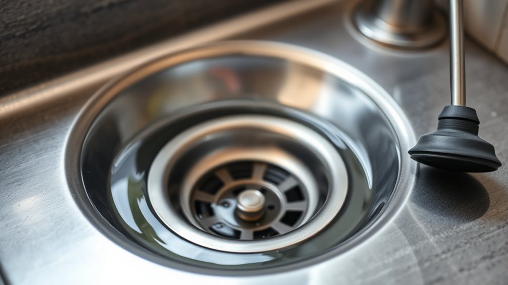 signs of a clogged sink