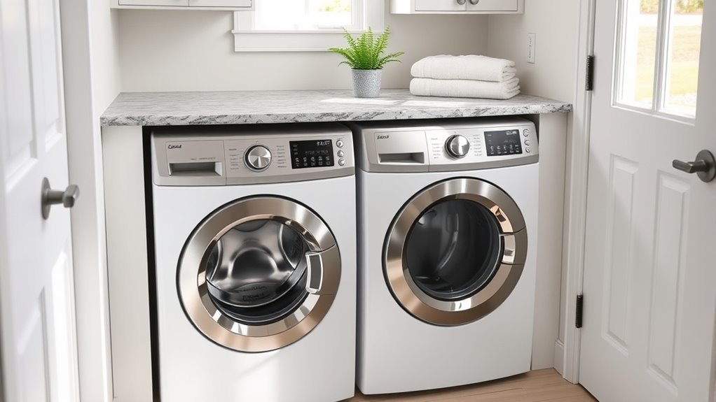 space saving laundry convenience