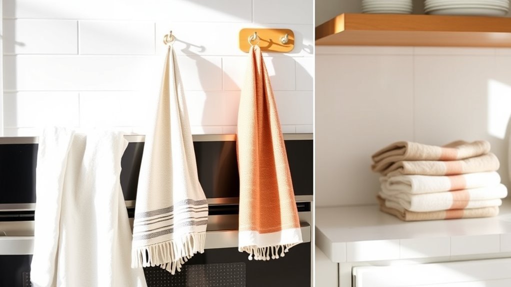 Where to Hang Kitchen Towels? The Complete Answer 2 strategic towel placement tips