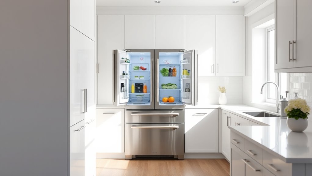 stylish efficient kitchen storage