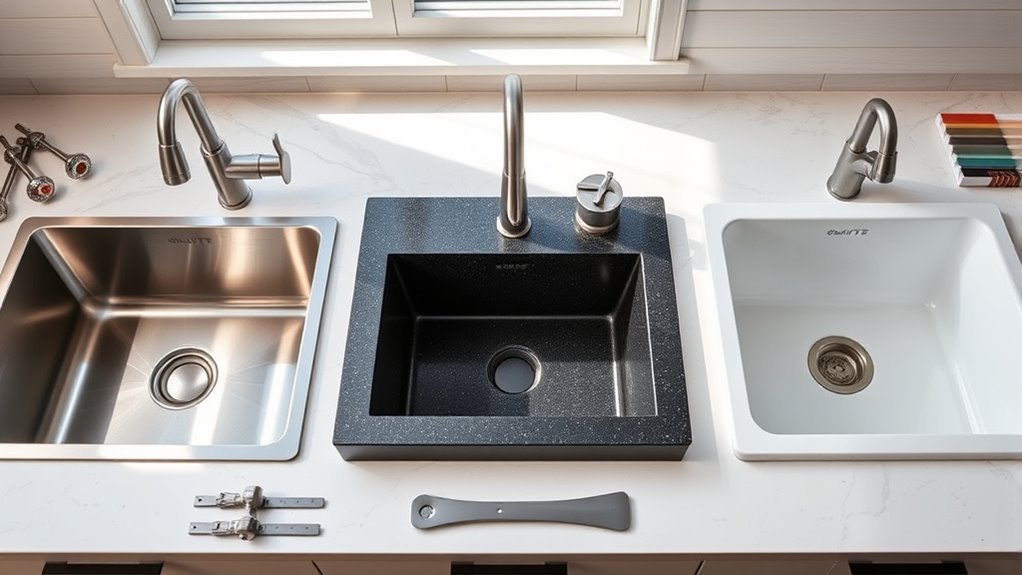 stylish functional kitchen sink