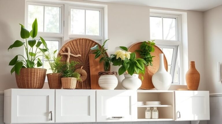 stylish kitchen cabinet decor