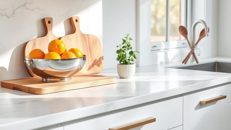 stylish kitchen counter decor