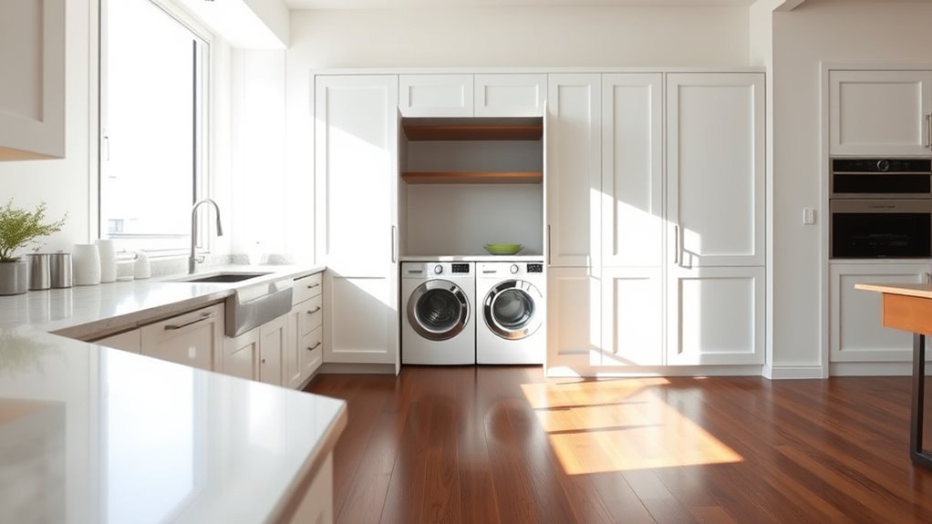 How to Hide Washer and Dryer in Kitchen: A Step-by-Step Guide 2 stylish space saving appliance integration