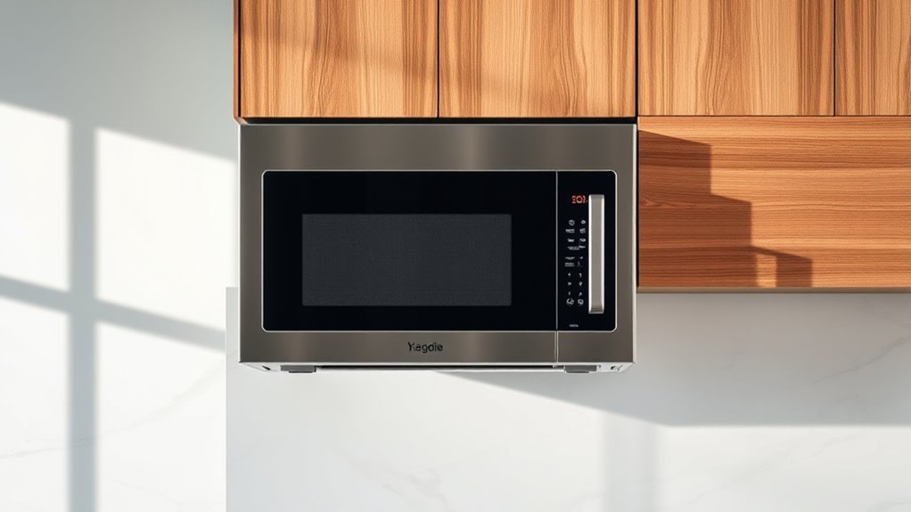 under cabinet microwave guide