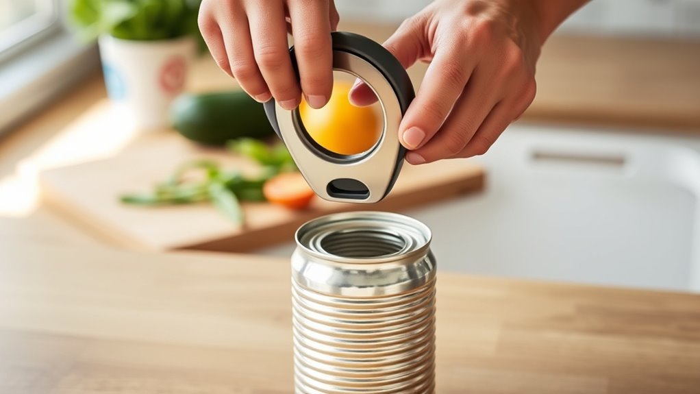 using kitchen mama can opener