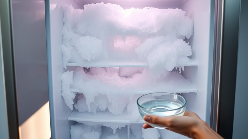 watch for frost buildup